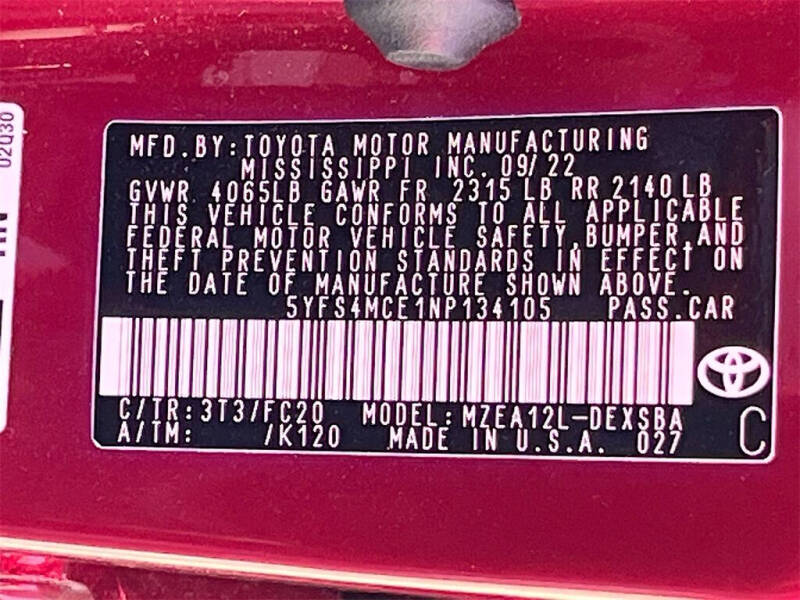 2022 Toyota Corolla SE Nightshade Edition