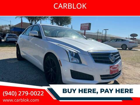 2016 Cadillac ATS for sale at CARBLOK in Lewisville TX