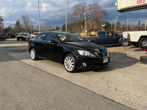 2010 Lexus IS 250 for sale at Giguere Auto Wholesalers in Tilton NH