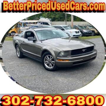 2005 Ford Mustang for sale at Better Priced Used Cars in Frankford DE