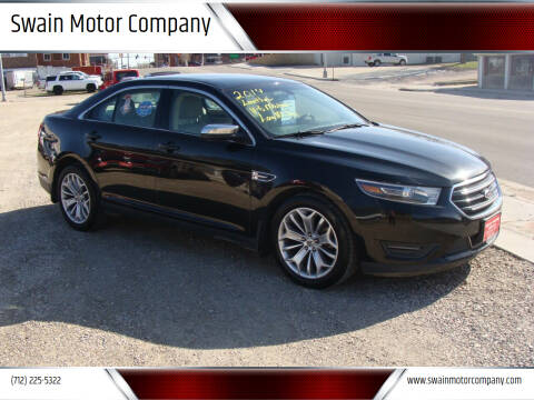2014 Ford Taurus for sale at Swain Motor Company in Cherokee IA
