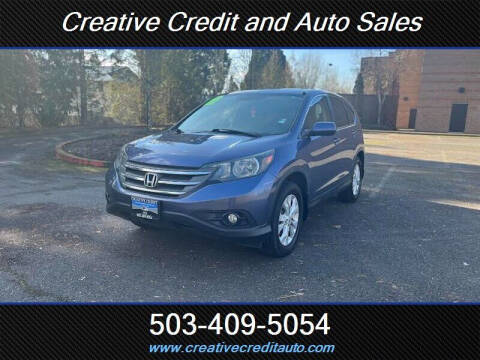 2013 Honda CR-V for sale at Creative Credit & Auto Sales in Salem OR