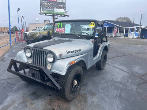 1971 Jeep CJ-5 for sale at EAGLE AUTO SALES in Lindale TX