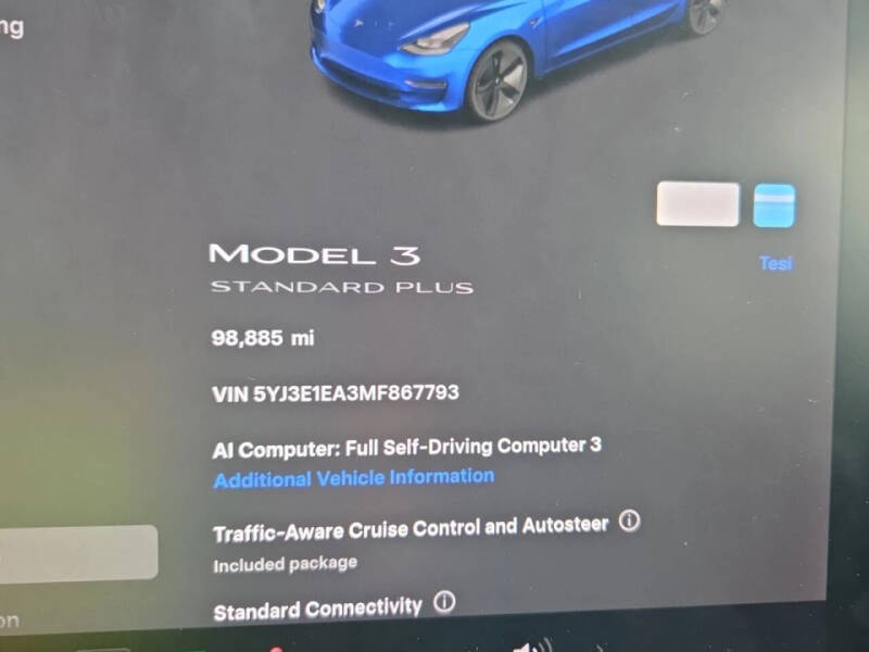 2021 Tesla Model 3 Standard Range Plus