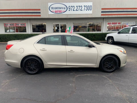 2013 Chevrolet Malibu for sale at Traditional Autos in Dallas TX
