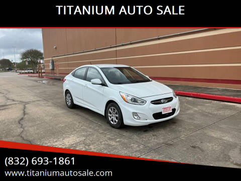 2016 Hyundai Accent for sale at TITANIUM AUTO SALE in Houston TX
