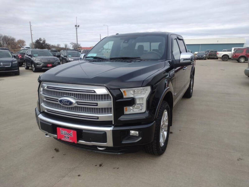 Used 2015 Ford F-150 Platinum with VIN 1FTEW1EG7FFB91406 for sale in Chamberlain, SD