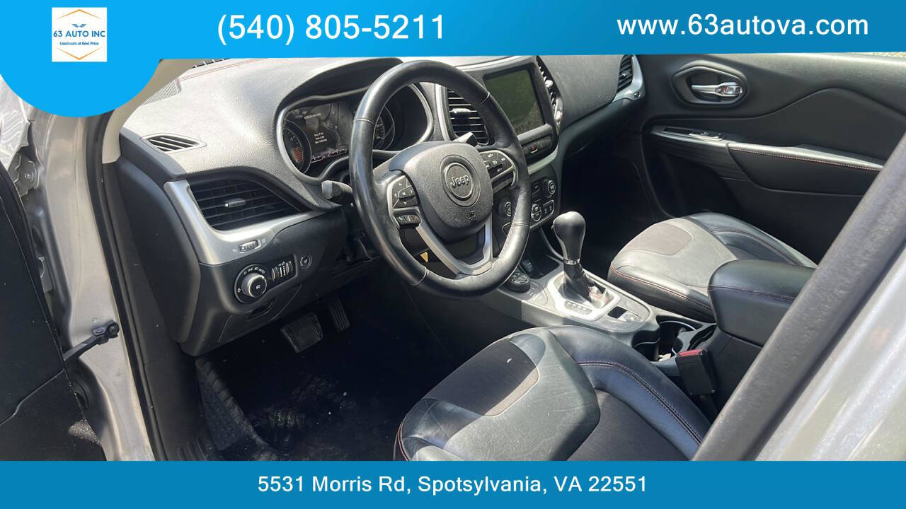 2015 Jeep Cherokee for sale at 63 Auto Inc in Spotsylvania, VA