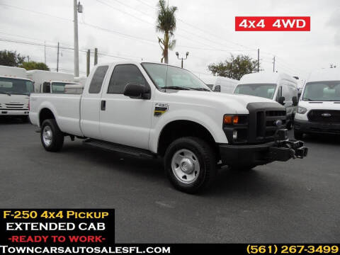 2009 Ford F-250 Super Duty for sale at Town Cars Auto Sales in West Palm Beach FL