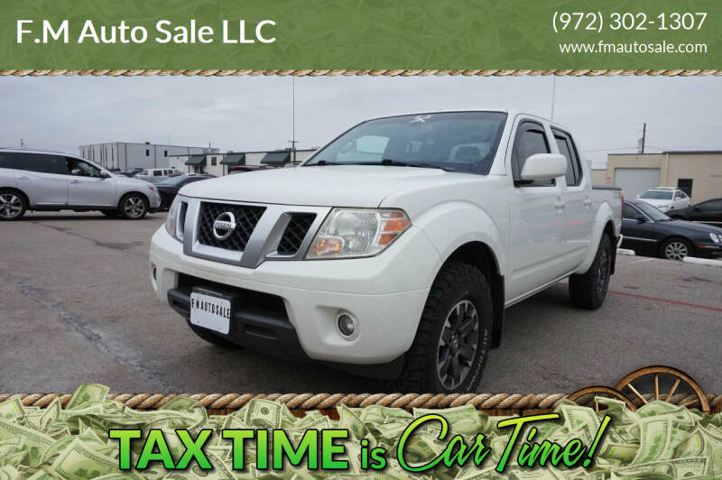 2015 Nissan Frontier for sale at F.M Auto Sale LLC in Dallas TX