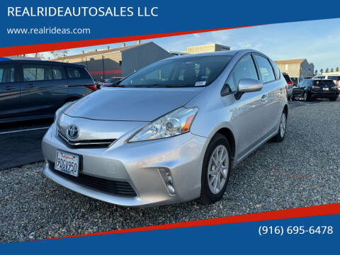 2013 Toyota Prius v for sale at REALRIDEAUTOSALES LLC in Sacramento CA