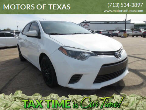 2016 Toyota Corolla LE