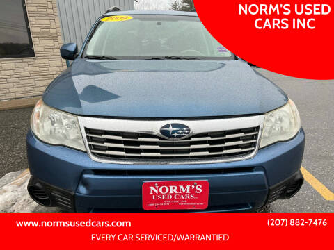 2009 Subaru Forester for sale at NORM'S USED CARS INC in Wiscasset ME