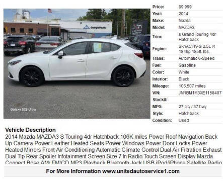 2014 Mazda MAZDA3 s Grand Touring