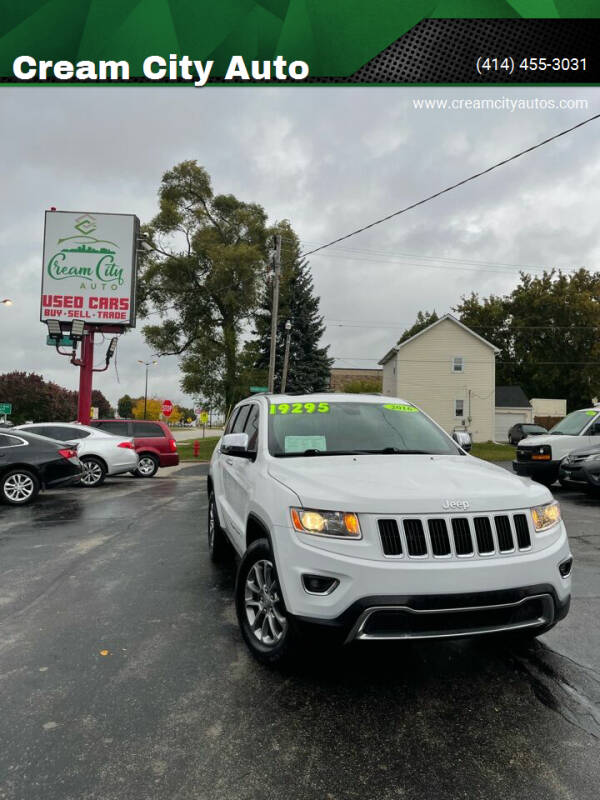 2016 Jeep Grand Cherokee for sale at Cream City Auto in Milwaukee WI