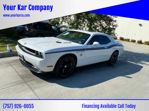 2013 Dodge Challenger for sale at Your Kar Company in Norfolk VA
