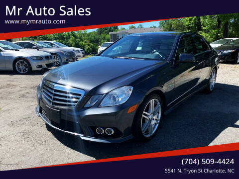 2010 Mercedes-Benz E-Class for sale at Mr Auto Sales in Charlotte NC