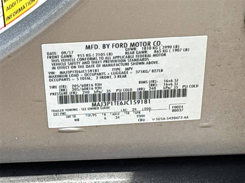 2018 Ford EcoSport SE