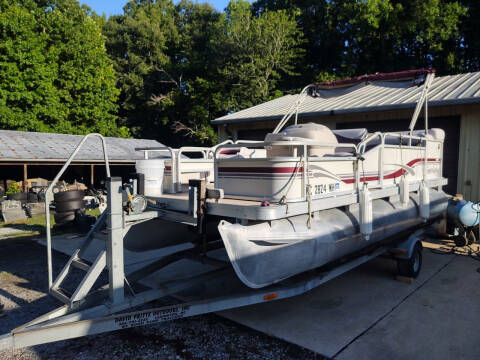 1999 99 PONTOON GODFREY 18f 2004 Boat Trailer For PONTOON for sale at Lanier Motor Company in Lexington NC