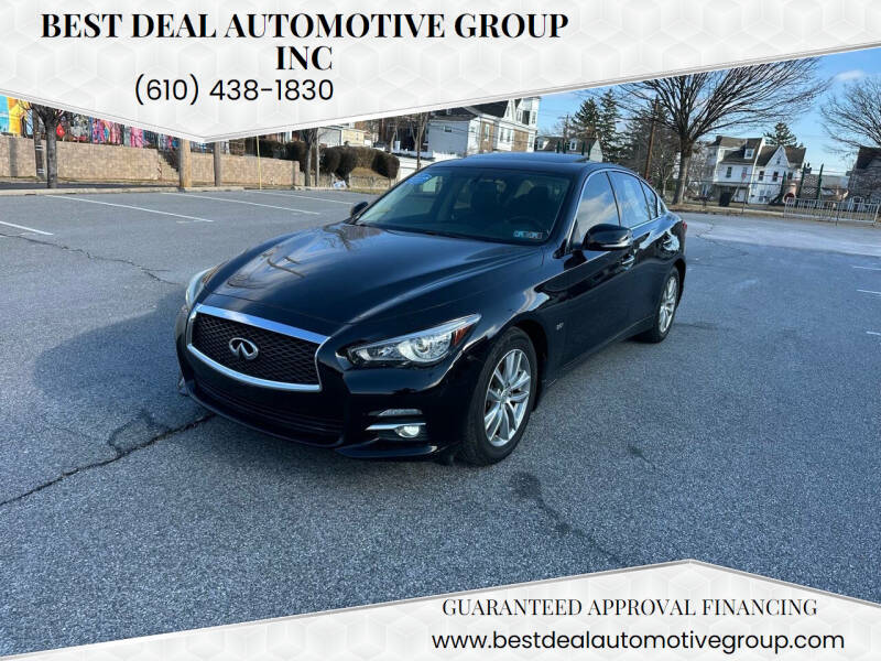 2016 Infiniti Q50 for sale at Best Deal Automotive Group INC in Easton PA