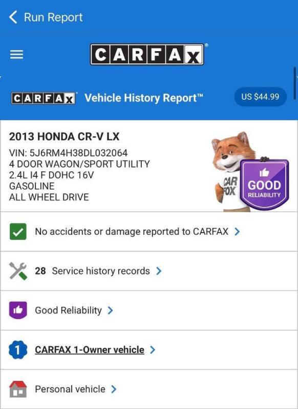 2013 Honda CR-V LX