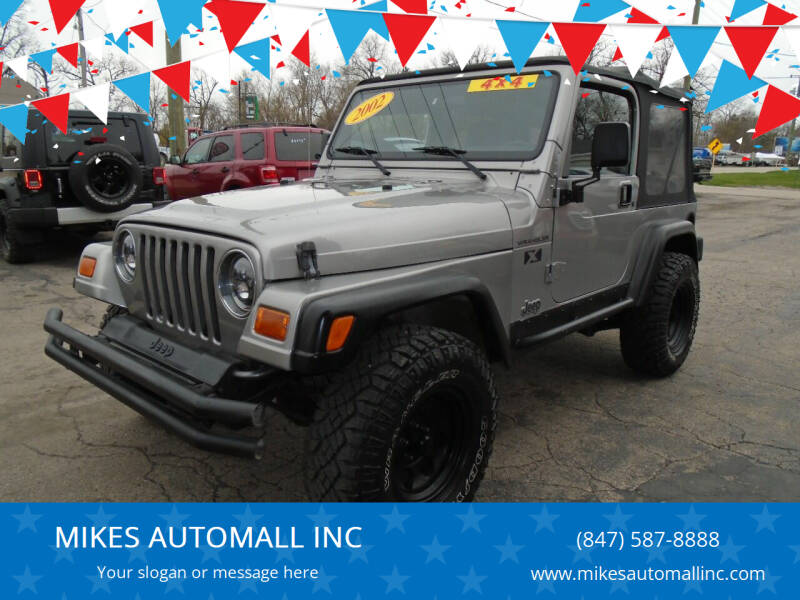 2002 Jeep Wrangler for sale at MIKES AUTOMALL INC in Ingleside IL