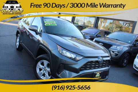 2019 Toyota RAV4 Hybrid for sale at West Coast Auto Sales Center in Sacramento CA