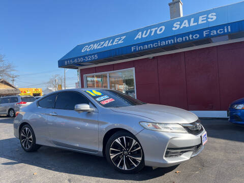 2016 Honda Accord for sale at Gonzalez Auto Sales in Joliet IL