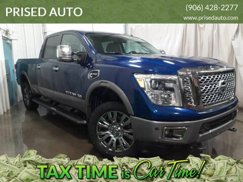 2017 Nissan Titan XD for sale at PRISED AUTO in Gladstone MI