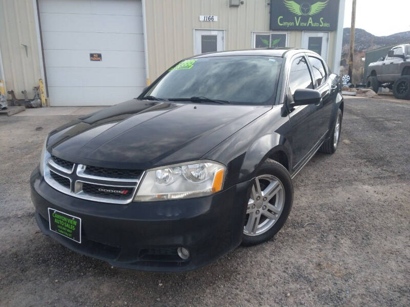 2013 Dodge Avenger for sale at Canyon View Auto Sales in Cedar City UT