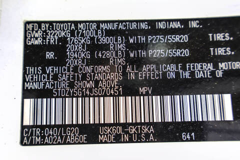 2018 Toyota Sequoia TRD Sport