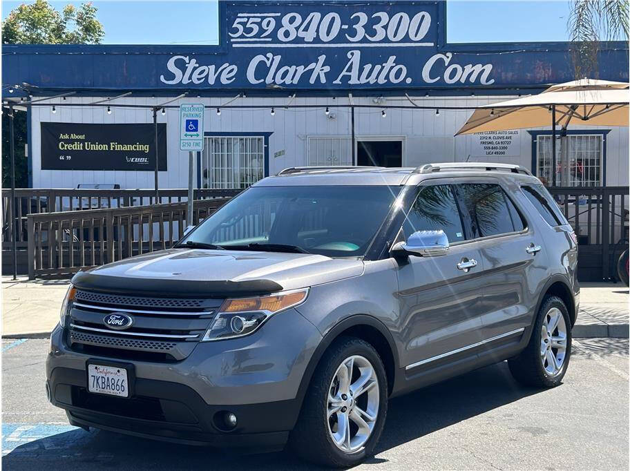 Gray 2014 Ford Explorer Limited AWD Limited 4dr SUV 1