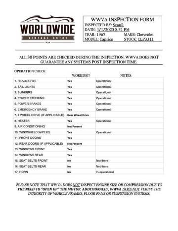 1967 Chevrolet Caprice