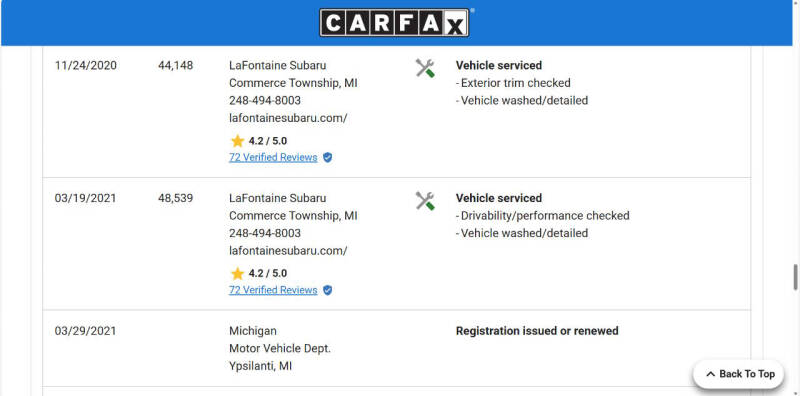 2017 Subaru Outback 2.5i Limited