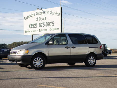 2001 Toyota Sienna for sale at Executive Automotive Service of Ocala in Ocala FL