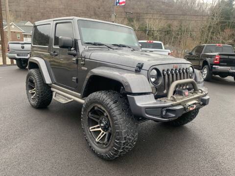 2017 Jeep Wrangler for sale at Martin Auto Sales in West Alexander PA