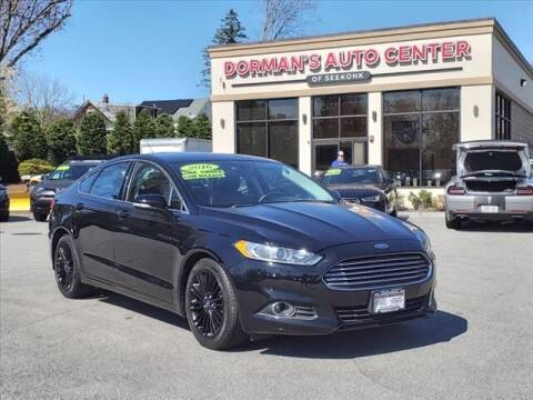 2016 Ford Fusion for sale at DORMANS AUTO CENTER OF SEEKONK in Seekonk MA