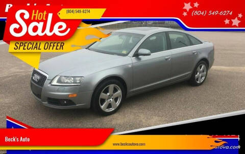 2008 Audi A6 for sale at Beck's Auto in Chesterfield VA