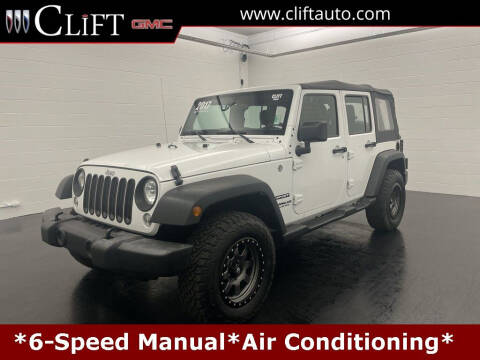2017 Jeep Wrangler Unlimited for sale at Clift Buick GMC in Adrian MI