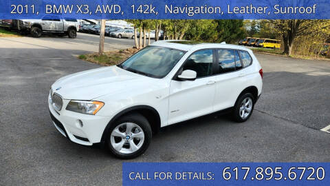 2011 BMW X3 for sale at Carlot Express in Stow MA