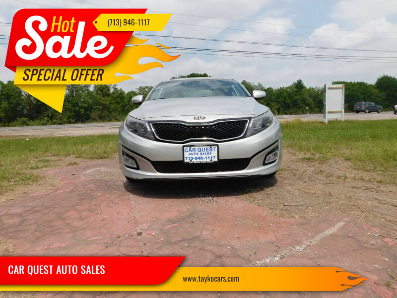2015 Kia Optima for sale at CAR QUEST AUTO SALES in Houston TX