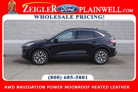 2020 Ford Escape for sale at Zeigler Ford of Plainwell - Jeff Bishop in Plainwell MI