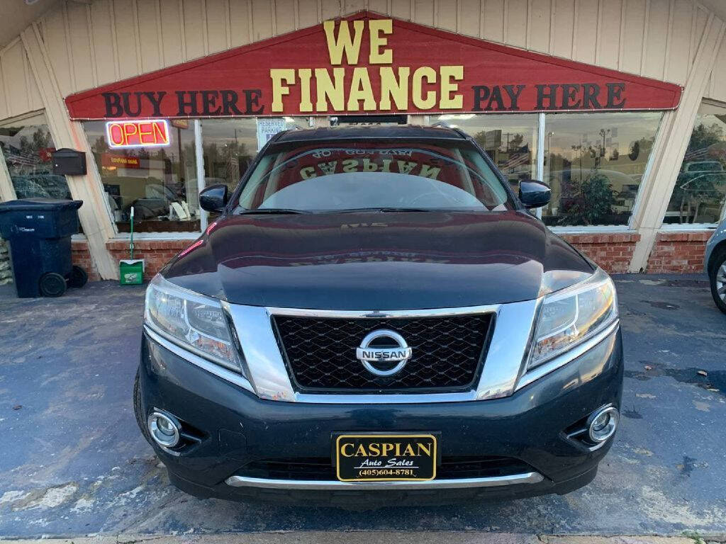 2015 Nissan Pathfinder for sale at Caspian Auto Sales in Oklahoma City, OK