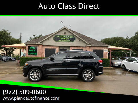 2016 Jeep Grand Cherokee for sale at Auto Class Direct in Plano TX