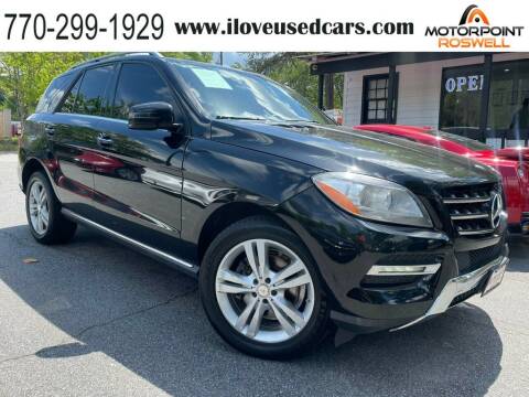 2014 Mercedes-Benz M-Class for sale at Motorpoint Roswell in Roswell GA