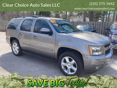 2007 Chevrolet Tahoe for sale at Clear Choice Auto Sales LLC in Twin Lake MI