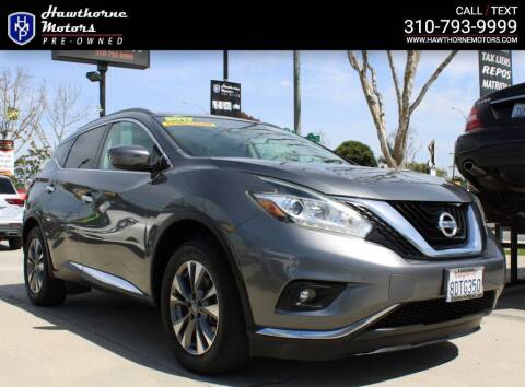 2017 Nissan Murano for sale at Hawthorne Motors Pre-Owned in Lawndale CA
