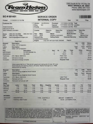 2012 Jeep Grand Cherokee Laredo