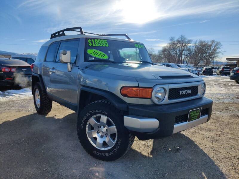 2010 Toyota FJ Cruiser for sale at Canyon View Auto Sales in Cedar City UT
