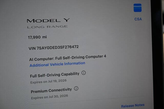 2025 Tesla Model Y Long Range